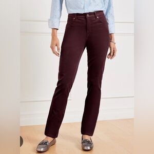 Talbots Women's Burgundy corduroy Jeans